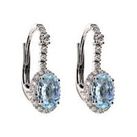 Orecchini Damiani Donna Notte Di San Lorenzo in Oro bianco Acquamarina 0.3 Ct 20076512 - 20076512